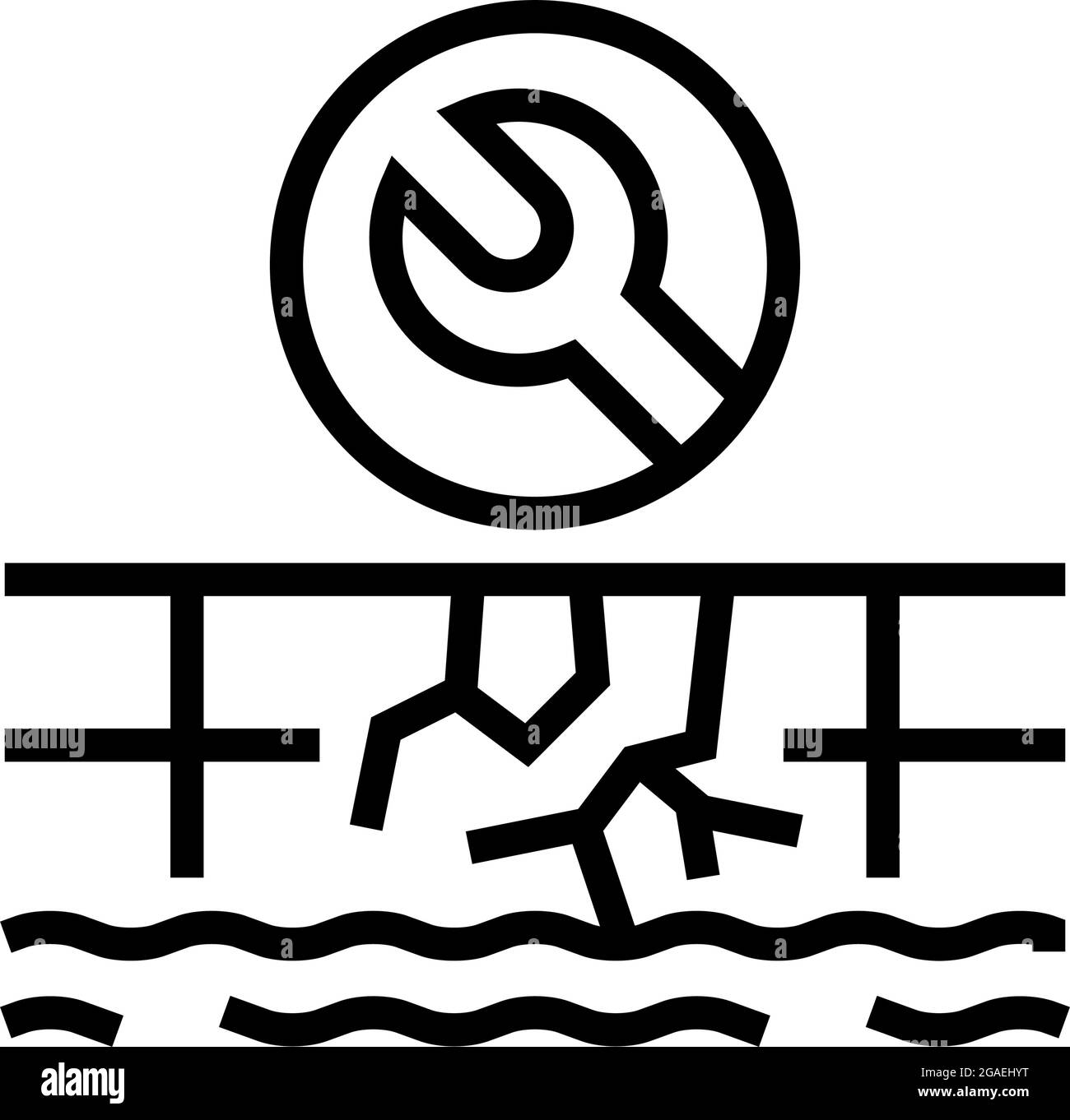 Commercial pool services icon hi-res stock photography and images - Alamy