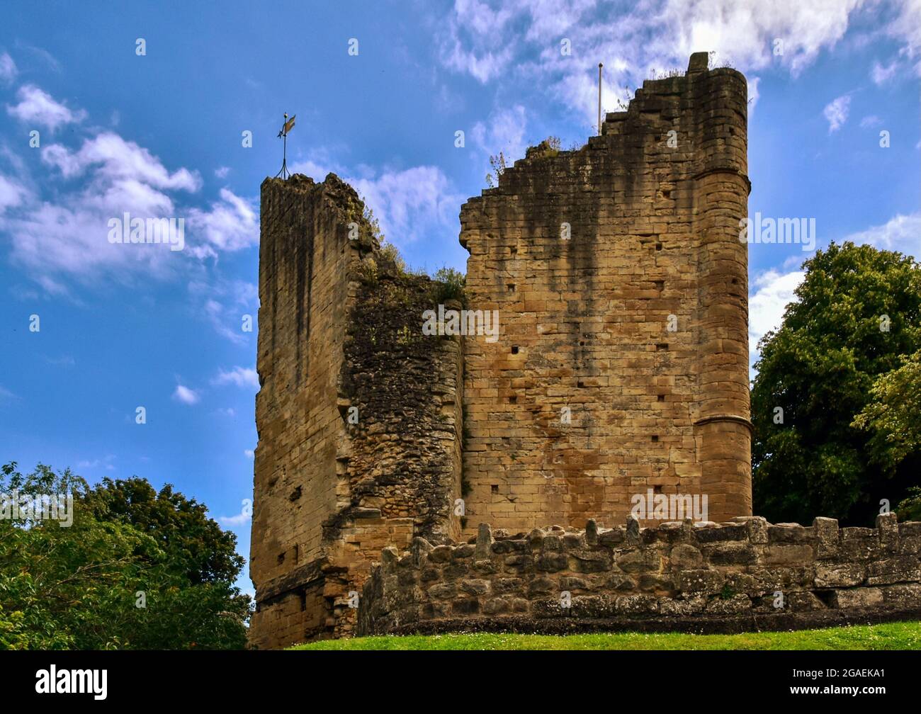 Knaresborough Castle Stock Photo