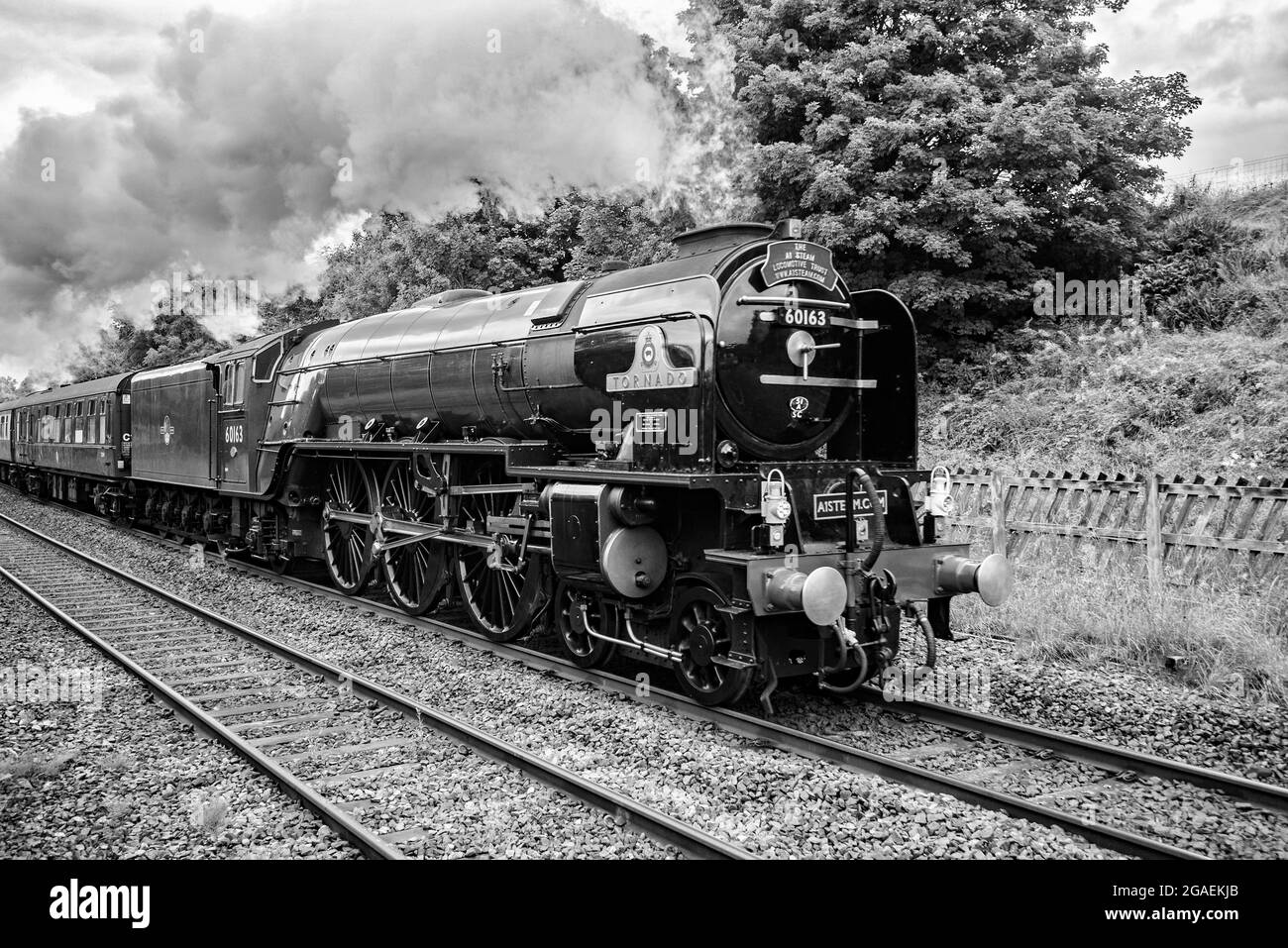 PECO様 LNER Peppercorn class A1 60163 Tornado passing through Long
