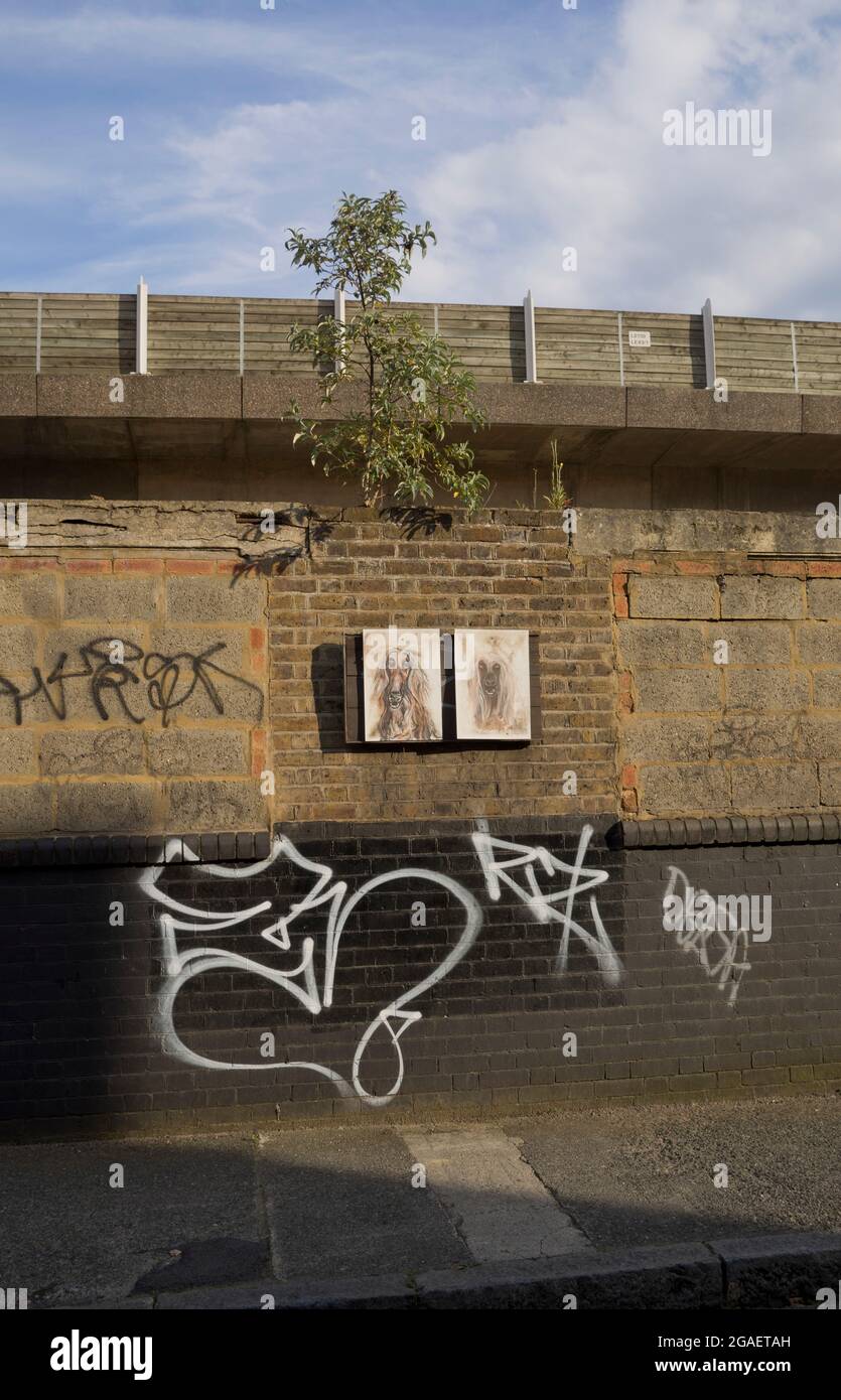 Old industrial buildings turned into luxury apartments in Deptford