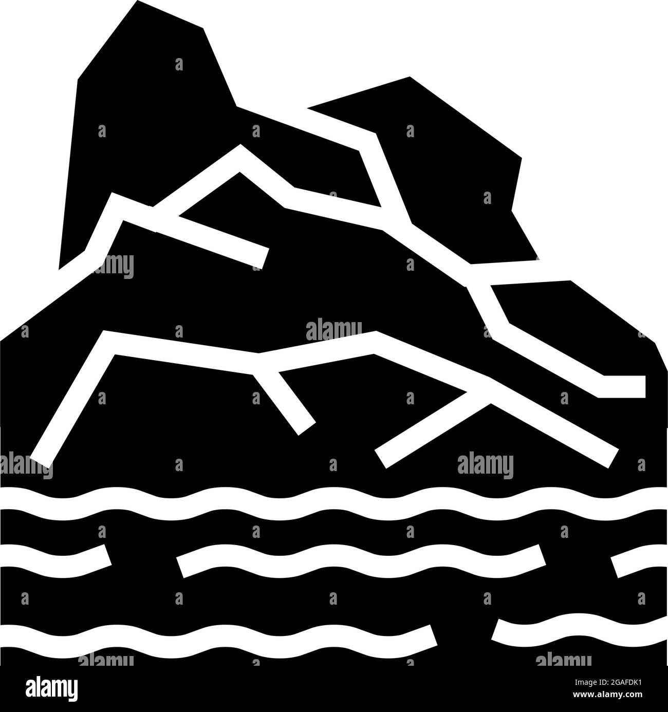 arctic land glyph icon vector illustration Stock Vector Image & Art - Alamy