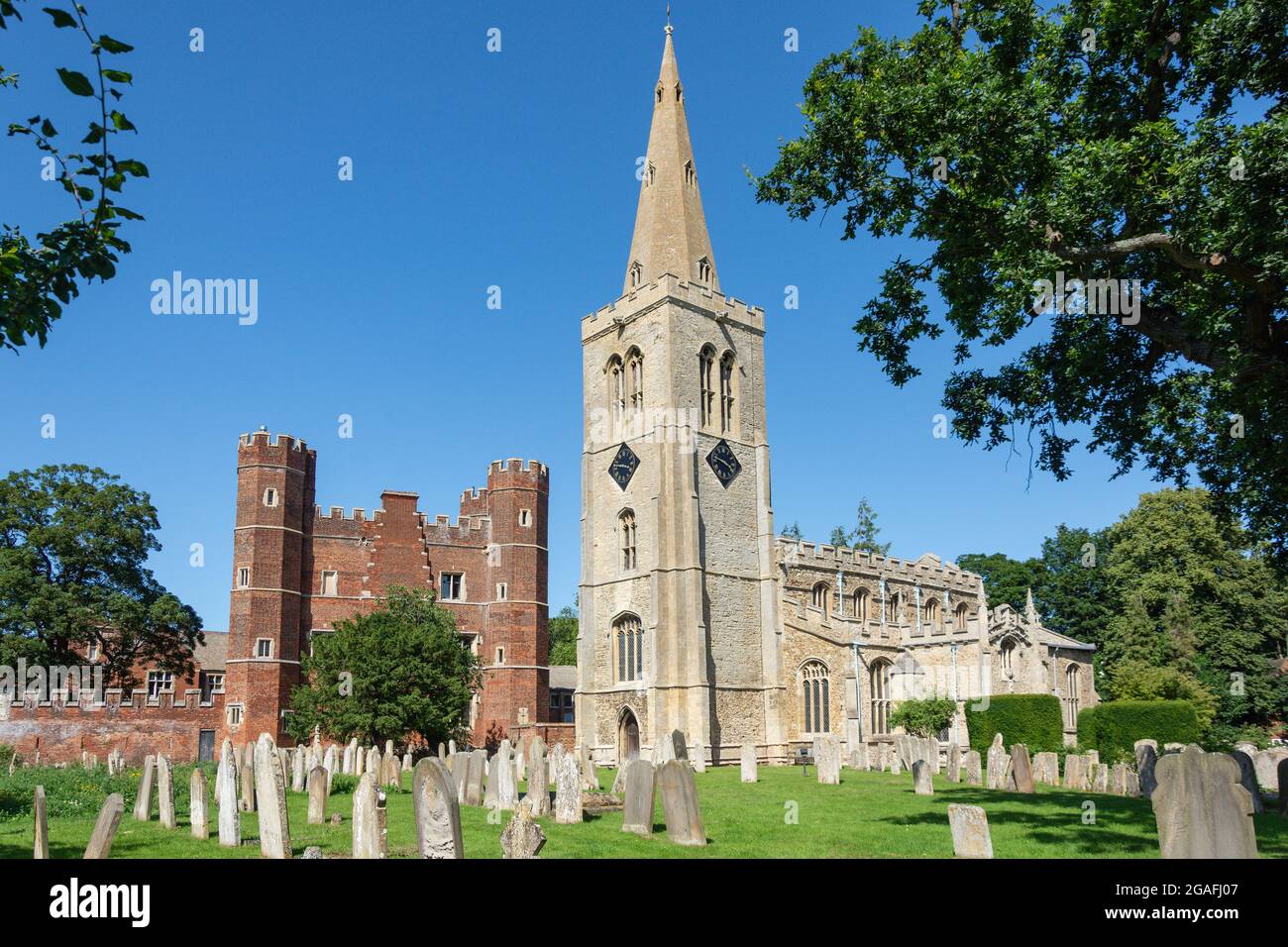 English church towers hi-res stock photography and images - Alamy
