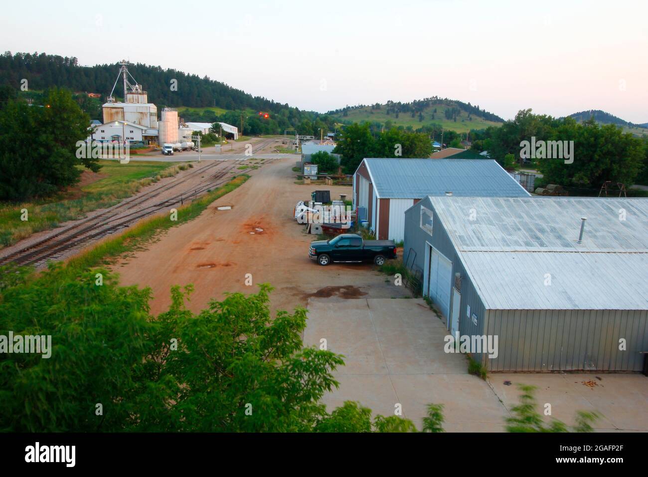Whitewood, South Dakota Stock Photo Alamy
