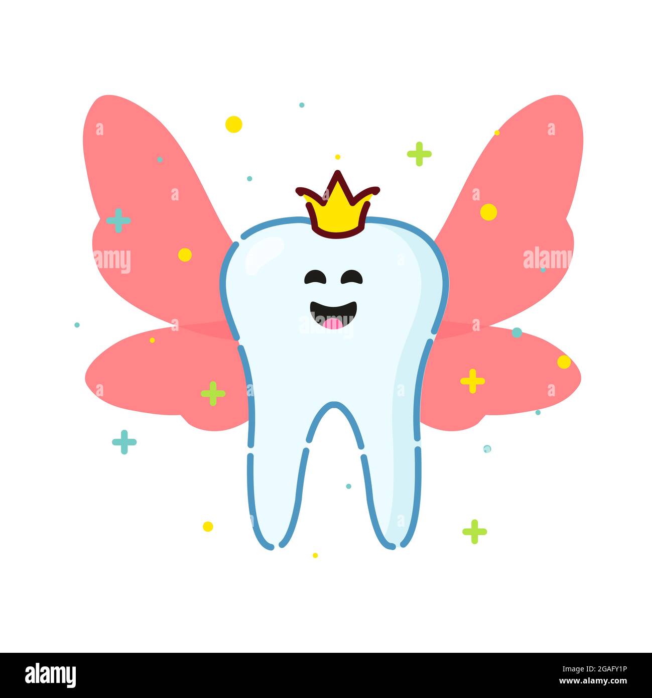 Tooth fairy, conceptual illustration Stock Photo