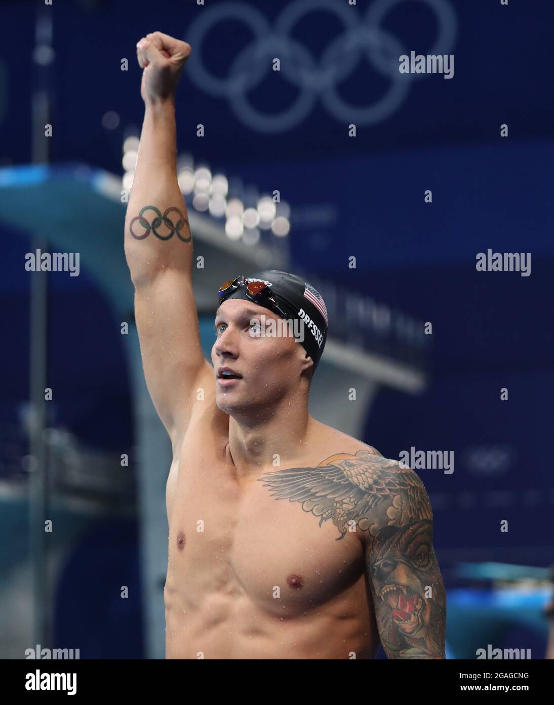 Tokyo, Japan. 31st July, 2021. Caeleb Dressel of the United States ...