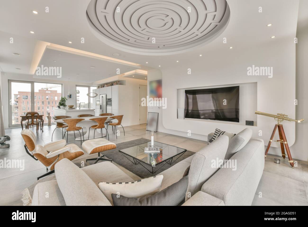 Luxury and beautiful living room interior design Stock Photo - Alamy