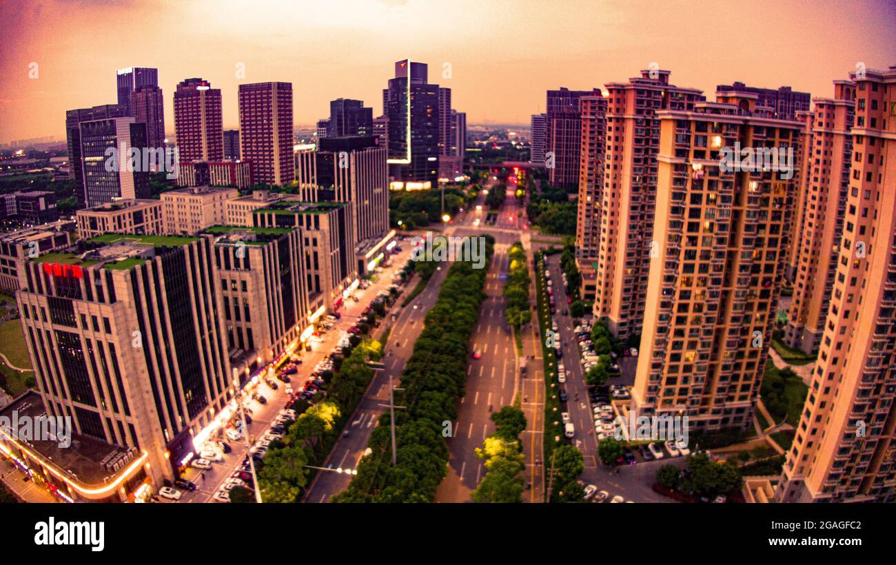 SUZHOU, CHINA JULY 30, 2021 Aerial photo taken on July 30, 2021