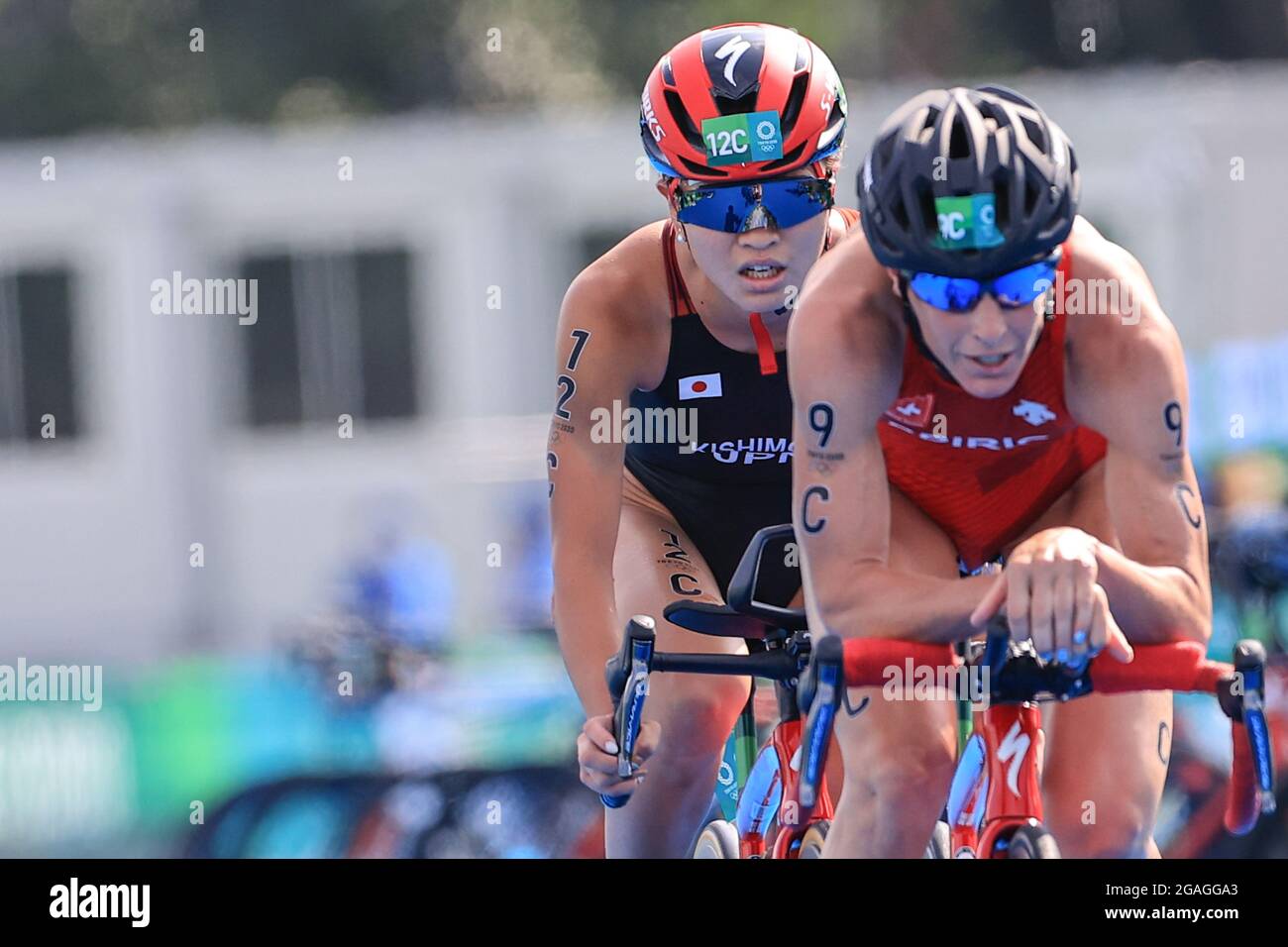 Tokyo, Japan. 31st July, 2021. Niina Kishimoto (JPN) Triathlon : Mixed ...