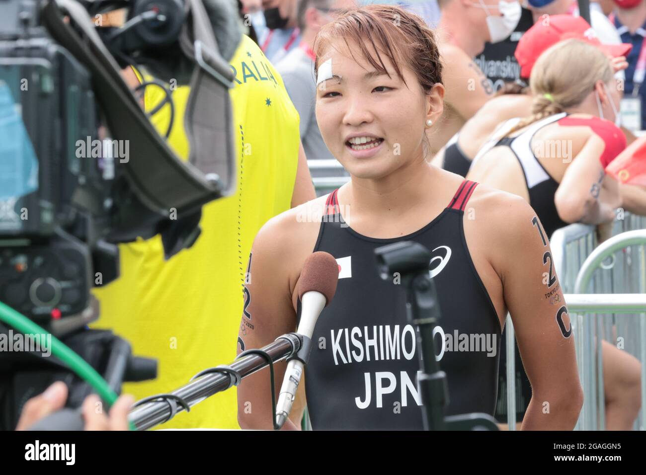 Tokyo, Japan. 31st July, 2021. Niina Kishimoto (JPN) Triathlon : Mixed ...