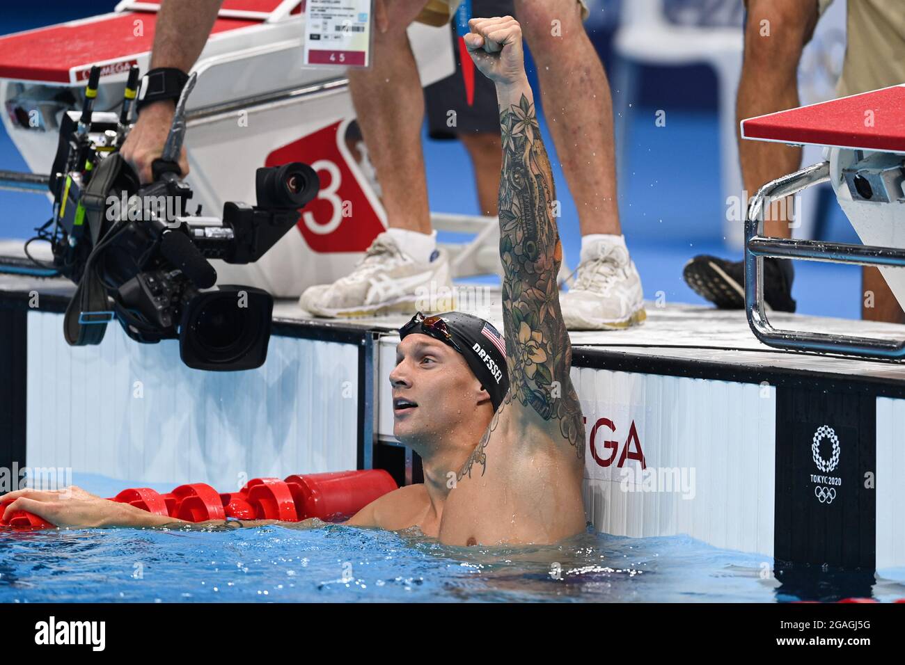 Tokyo, Japan. 31st July, 2021. Caeleb Dressel of the United States ...