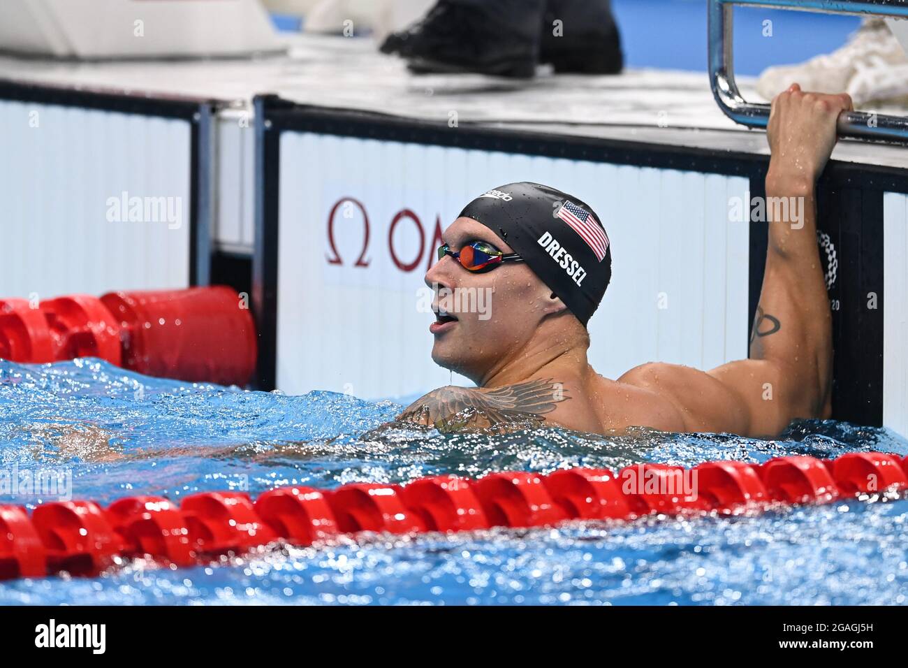 Tokyo, Japan. 31st July, 2021. Caeleb Dressel of the United States ...