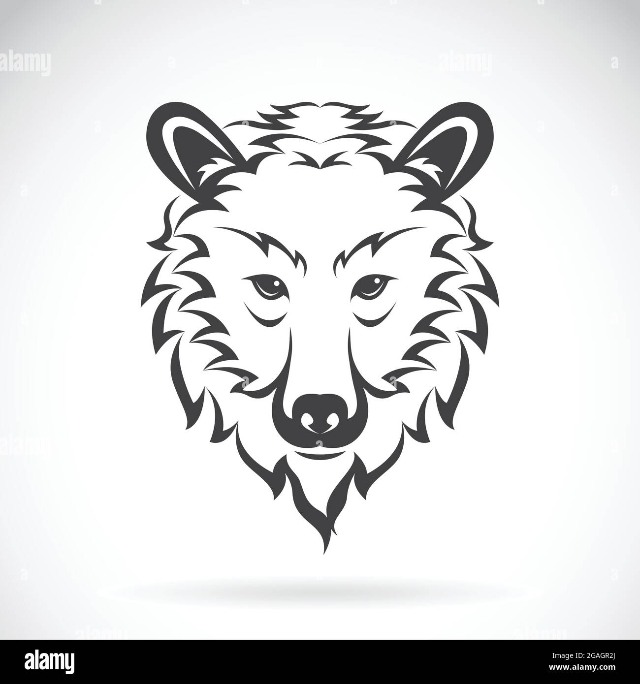 Outline bear head animal hires stock photography and images Alamy