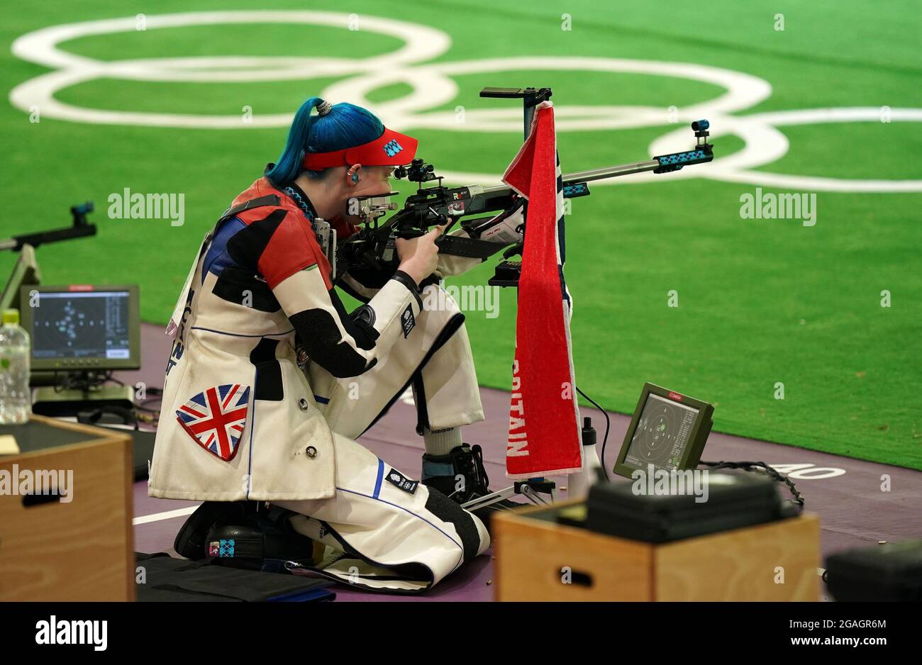 Great Britain's Seonaid McIntosh in the 50m Rifle Women's Qualification ...
