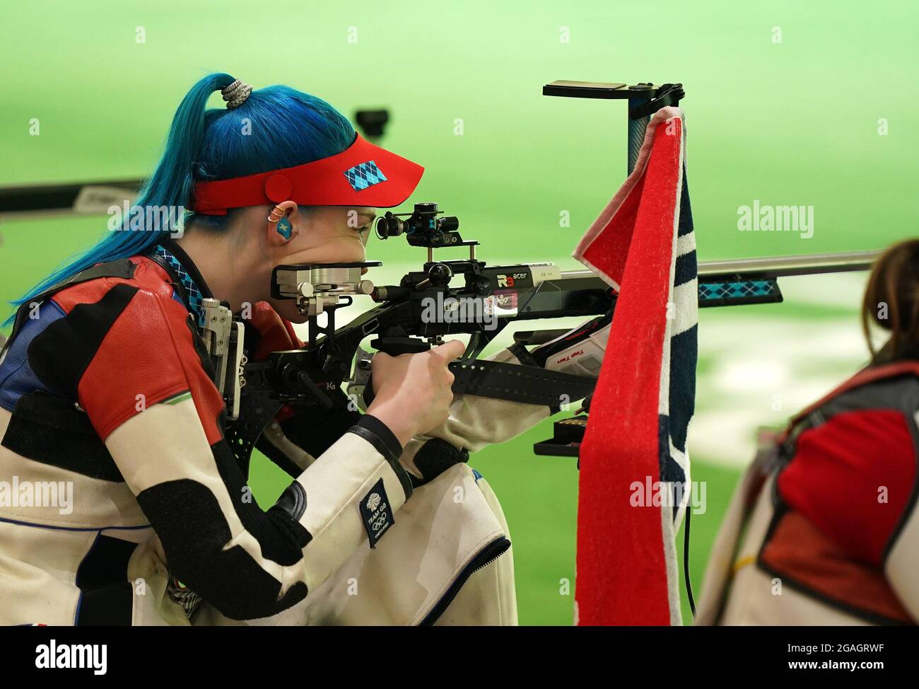 Great Britain's Seonaid McIntosh in the 50m Rifle Women's Qualification ...