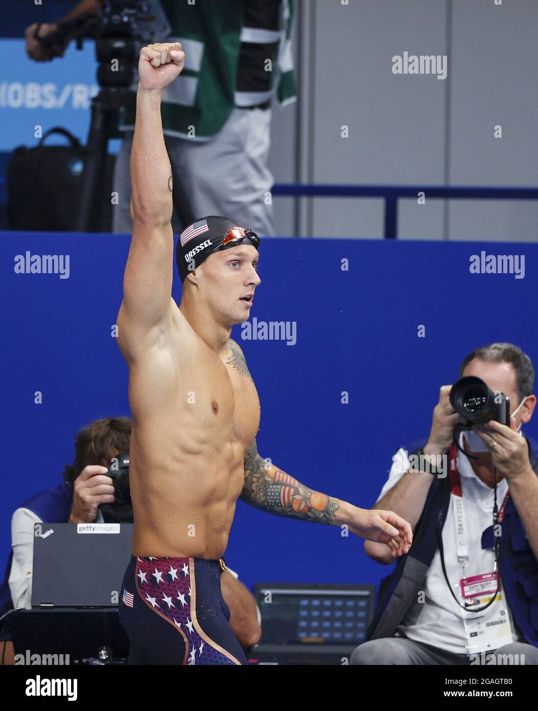 Tokyo, Japan. 31st July, 2021. Caeleb Dressel of the United States ...
