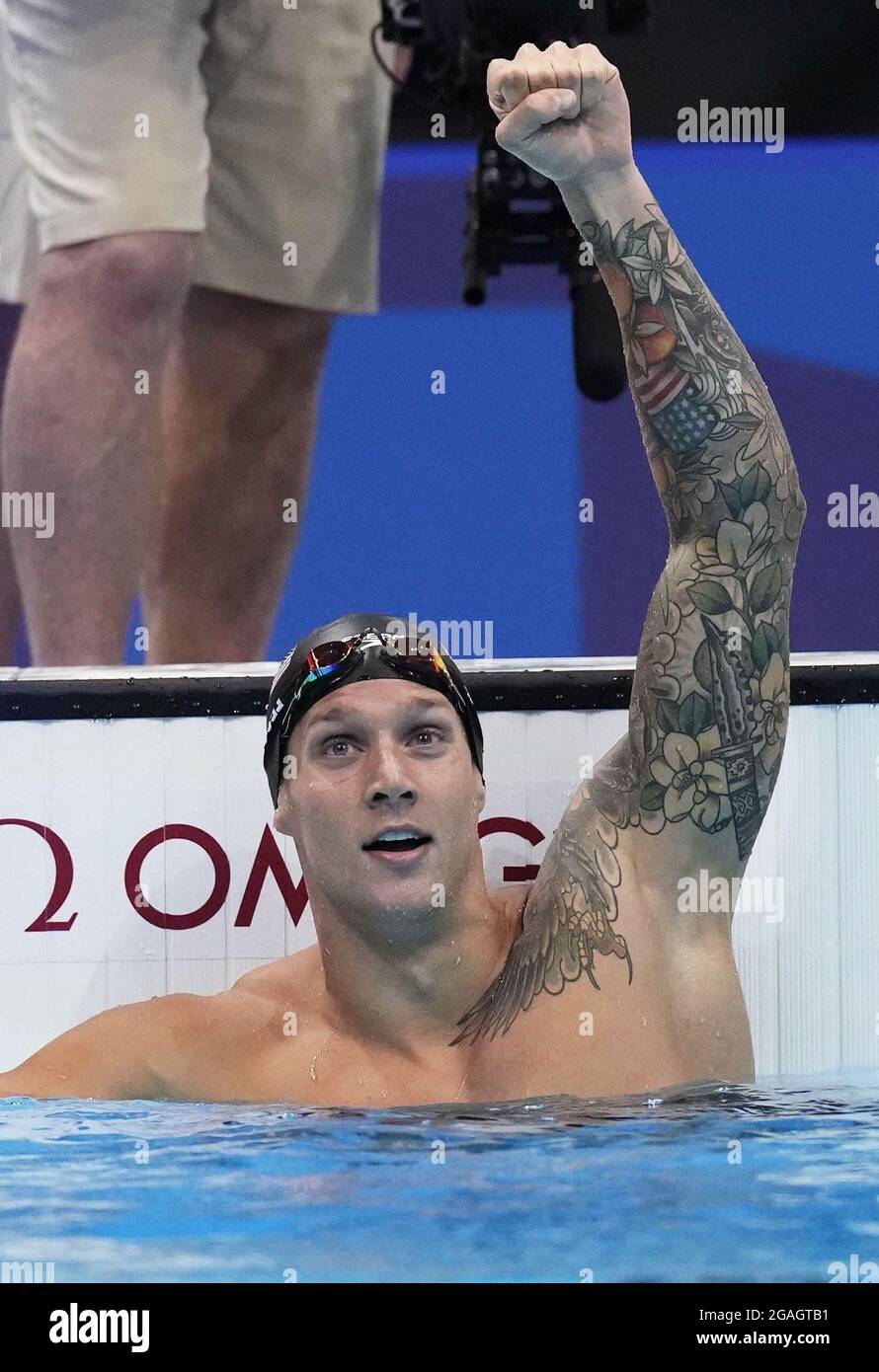 Tokyo, Japan. 31st July, 2021. Caeleb Dressel of the United States ...