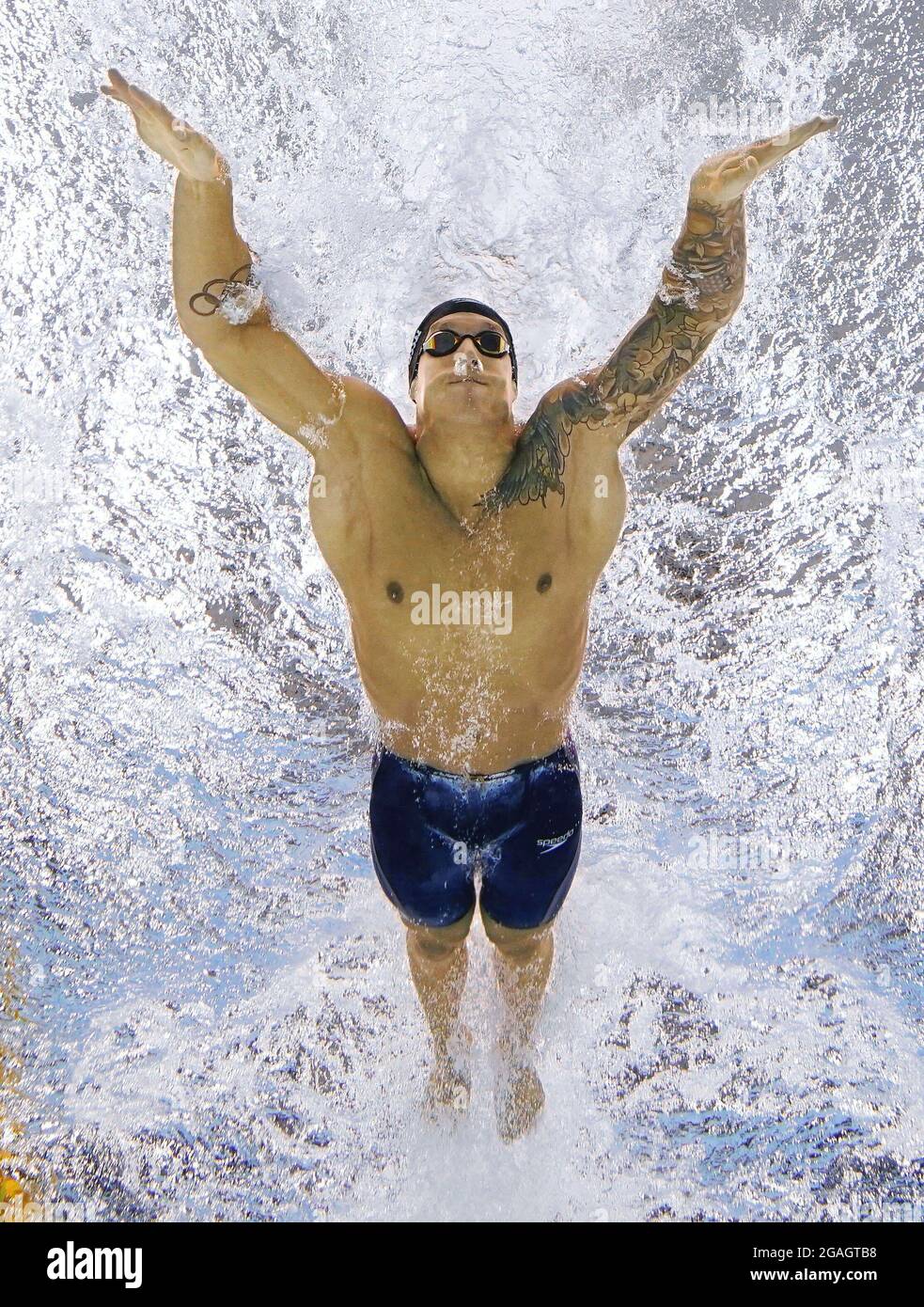 Tokyo, Japan. 31st July, 2021. Caeleb Dressel of the United States ...