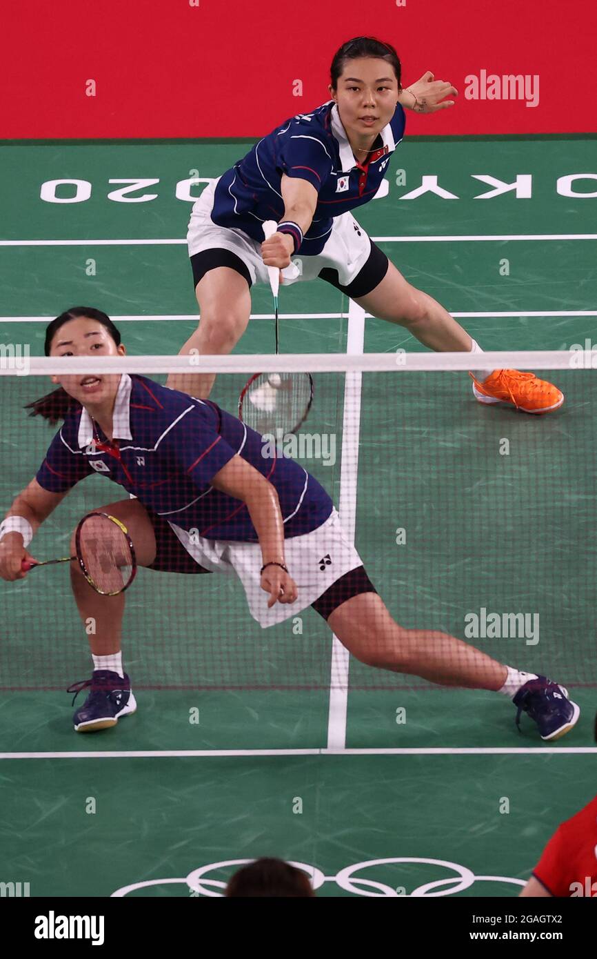 Badminton semi final olympics 2021