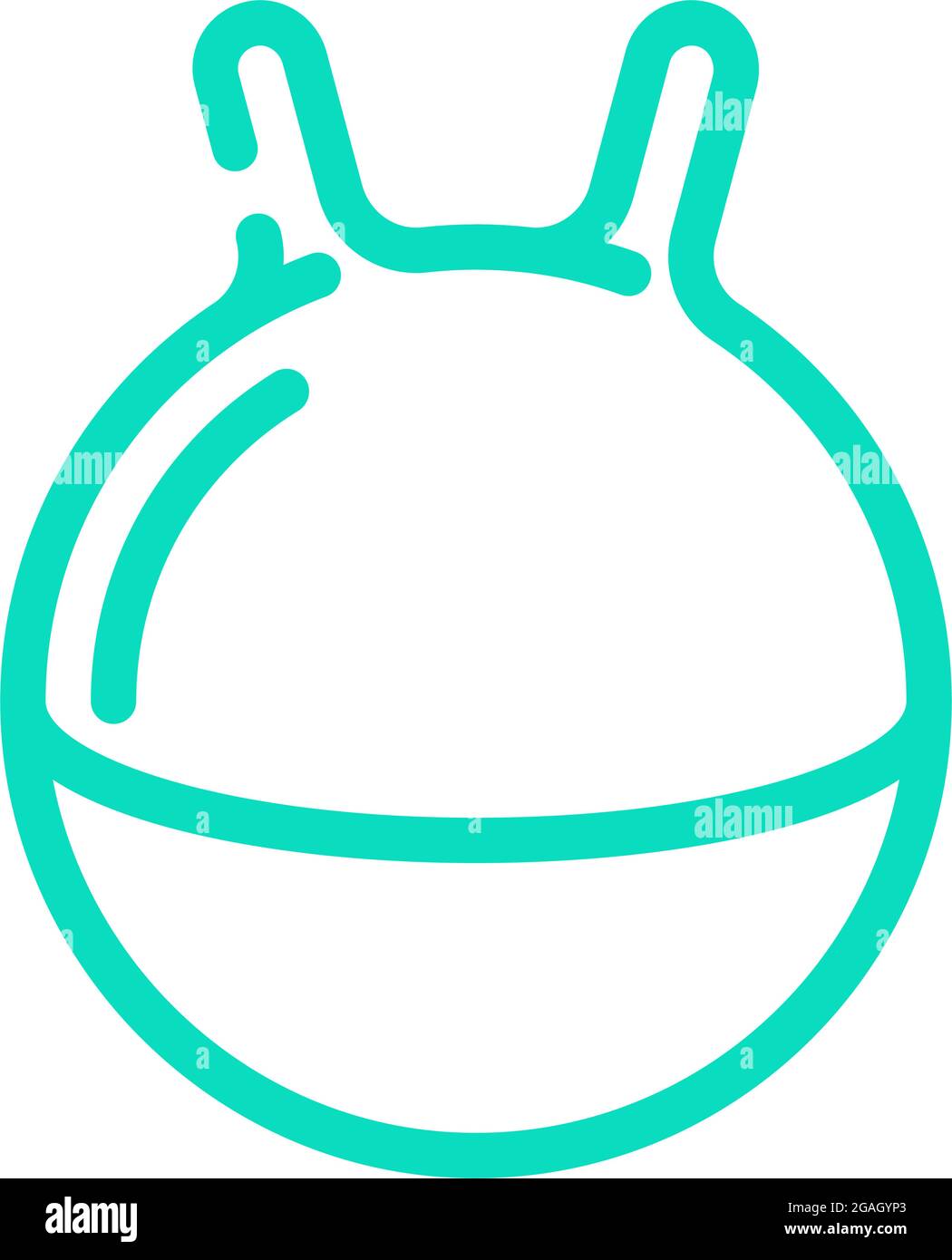 spherical tool for jumping dancer training tool color icon vector ...
