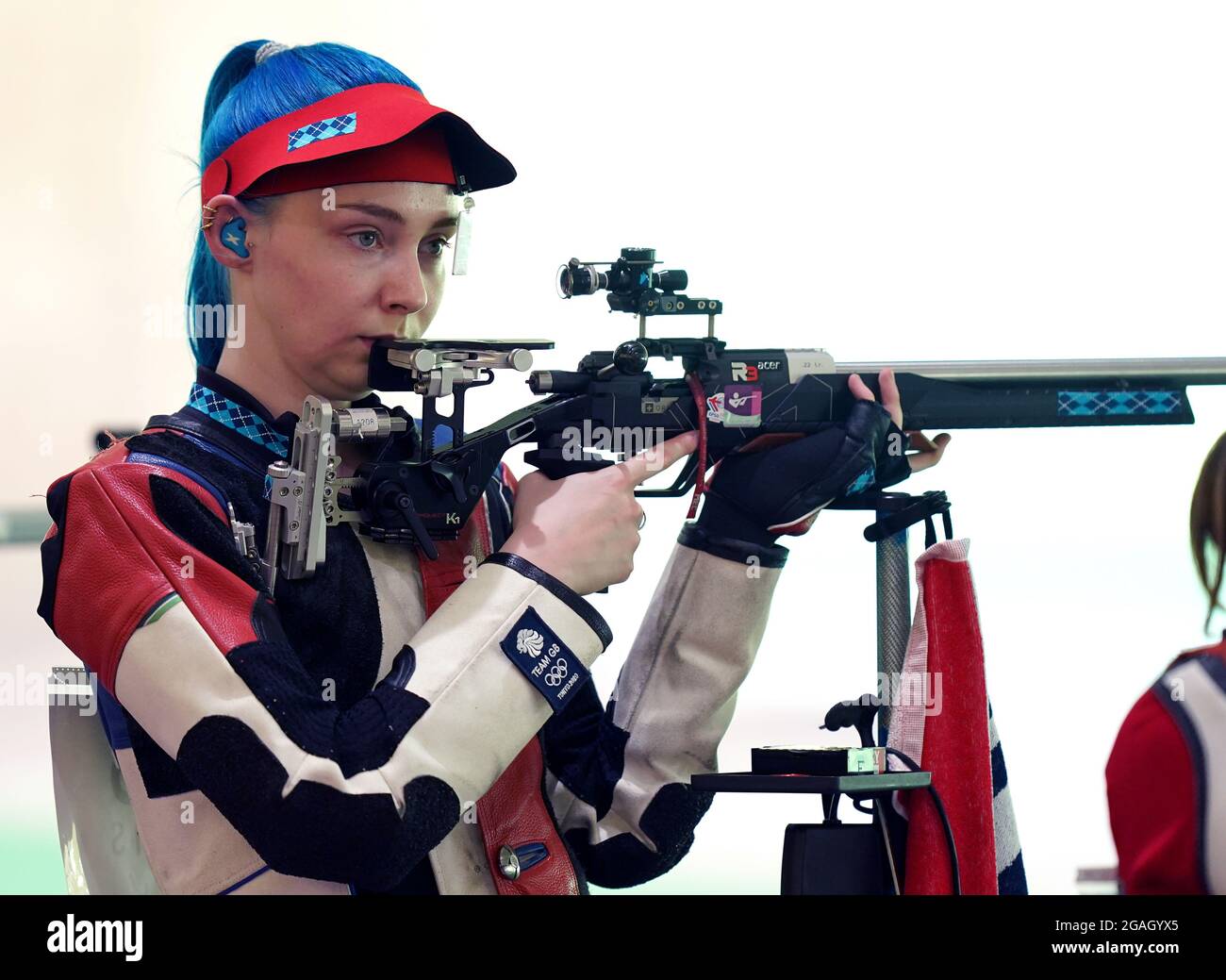 Great Britain's Seonaid McIntosh in the 50m Rifle Women's Qualification ...