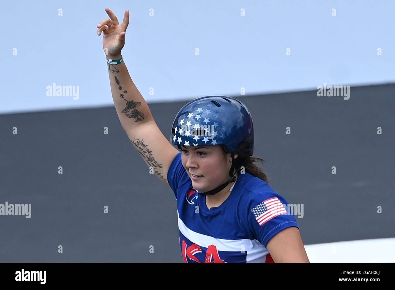 Tokyo, Japan. 31st July, 2021. Cycling/BMX Olympics, preliminary