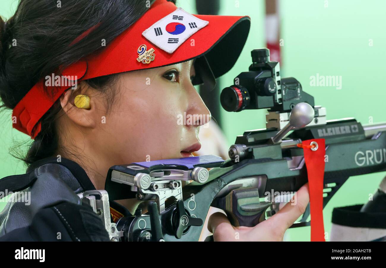 Tokyo, Japan. 31st July, 2021. Shooting: Olympics, preliminary ...