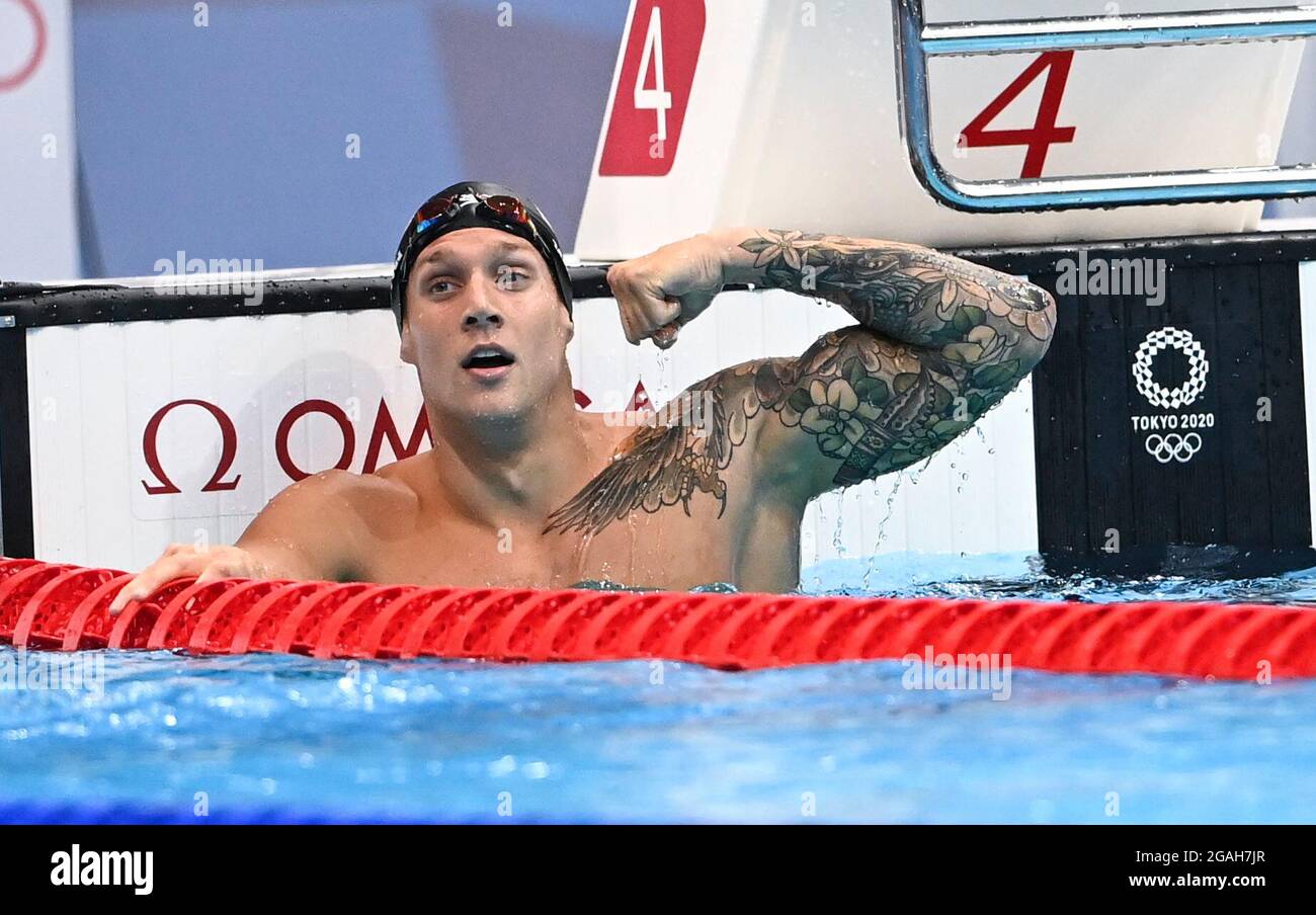 Tokyo, Japan. 31st July, 2021. Caeleb Dressel of the United States ...