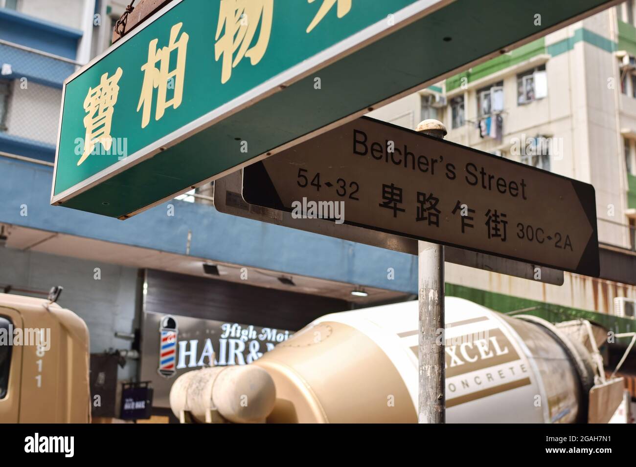 October 26, 2018, Hong Kong, Hong Kong SAR, China A Belcher's street