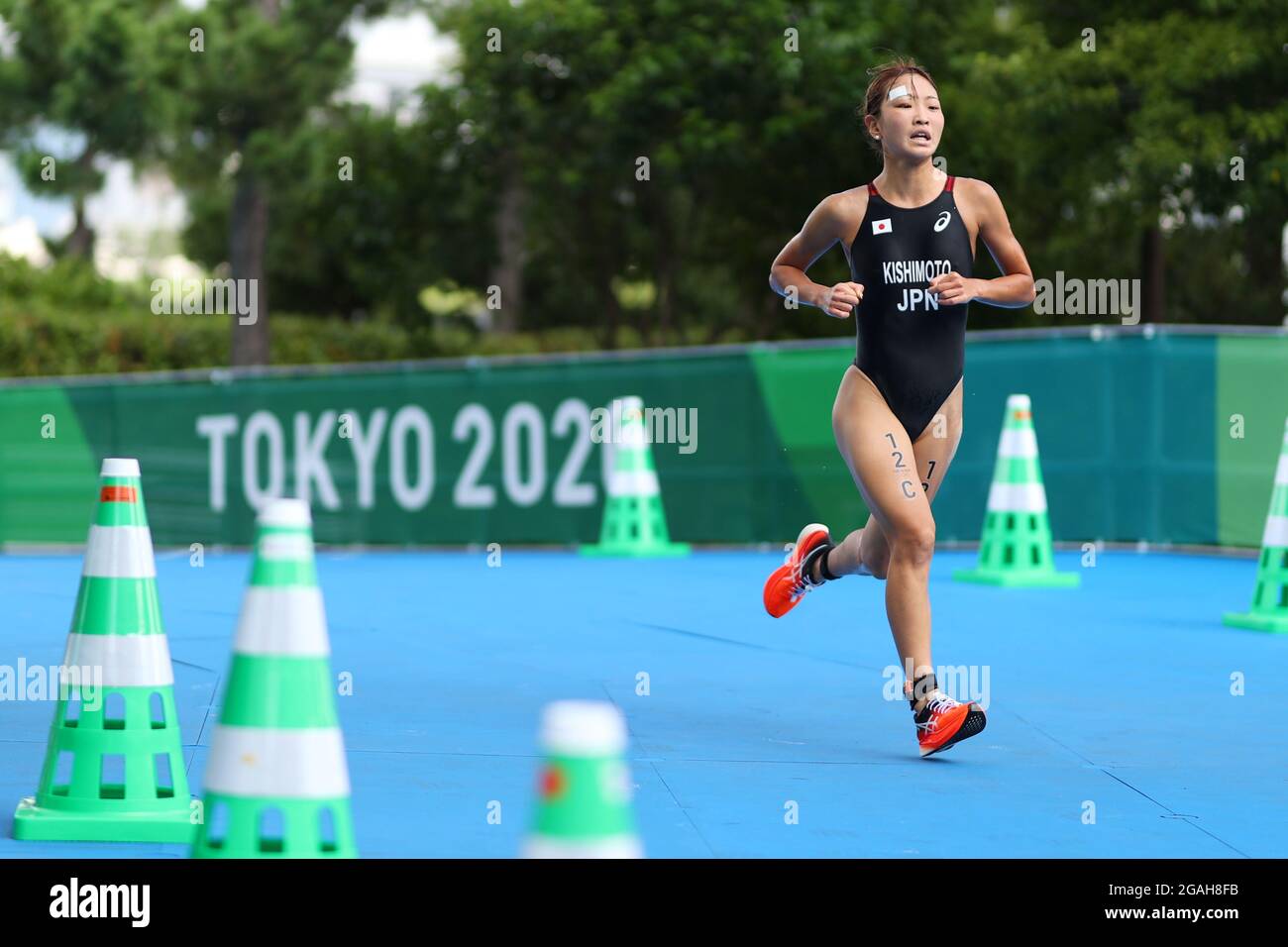Tokyo, Japan. 31st July, 2021. Niina Kishimoto (JPN) Triathlon : Mixed ...
