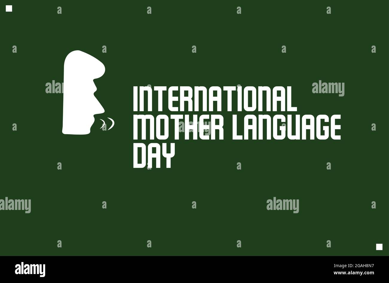 International Mother Language Day vector template Stock Vector Image ...