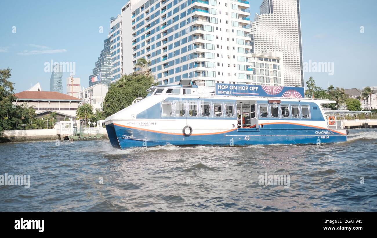 Chao Phraya River Bangkok Thailand Stock Photo - Alamy