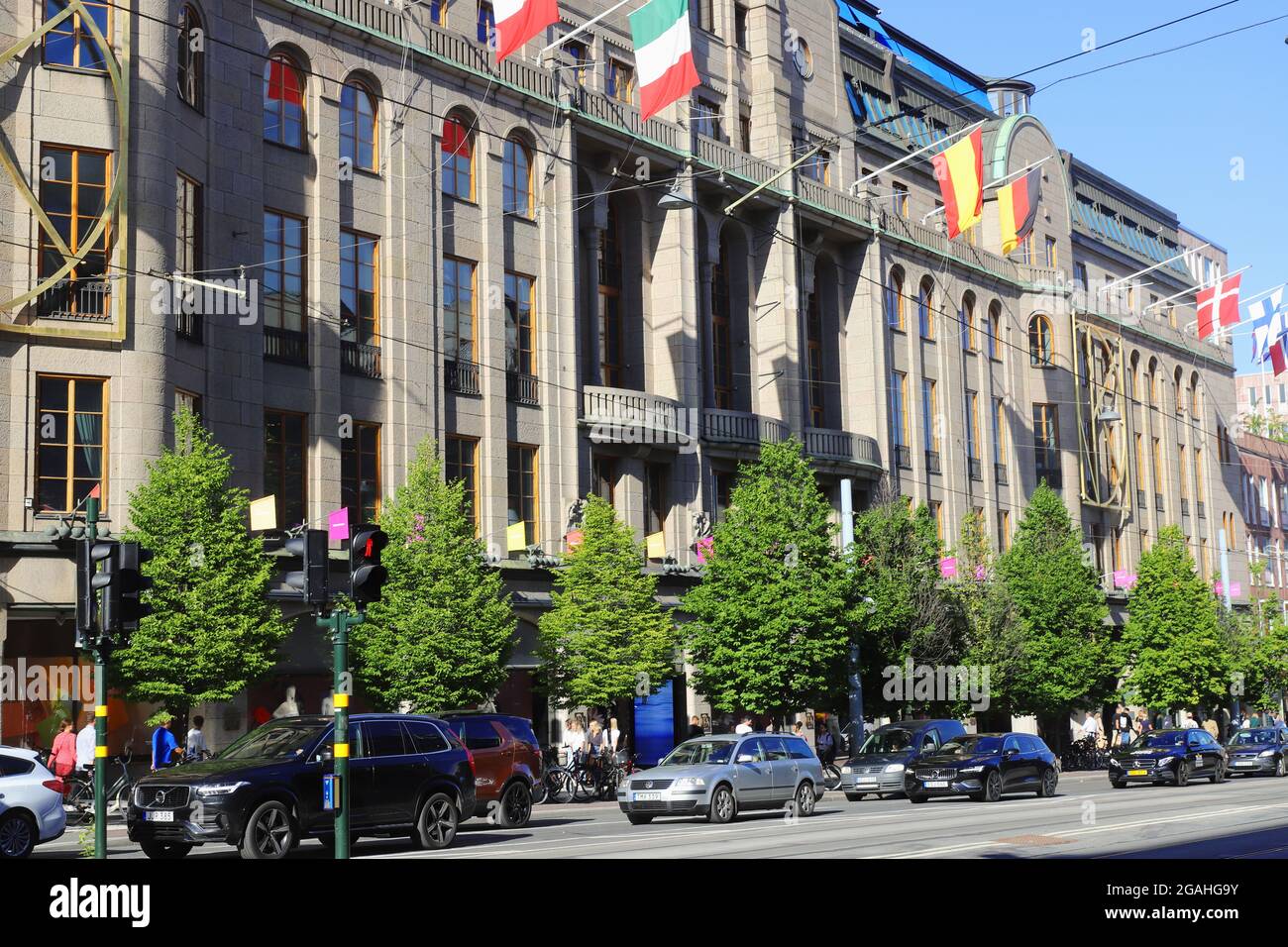 Stockholm, Sweden July 29, 2021 Exterior view of the NK department store Stock Photo Alamy