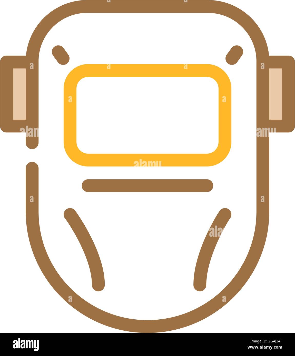 welding helmet color icon vector illustration Stock Vector Image & Art ...