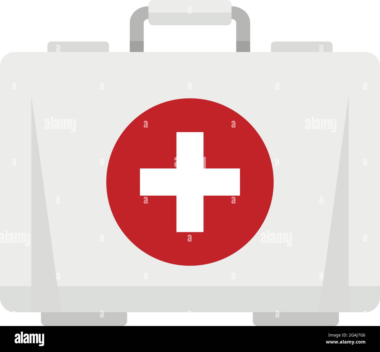 First aid kit icon. Flat illustration of first aid kit vector icon ...