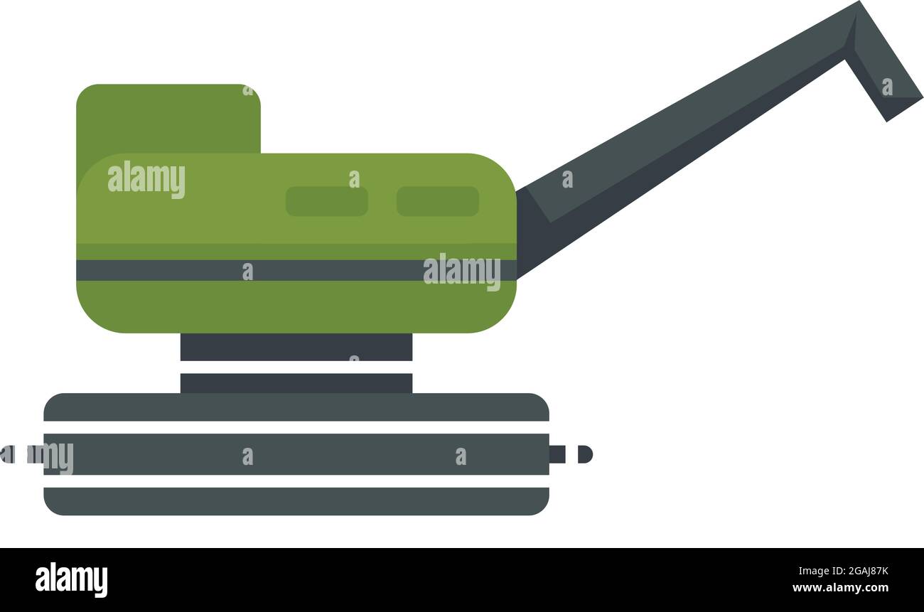 Smart farm robot icon. Flat illustration of smart farm robot vector ...