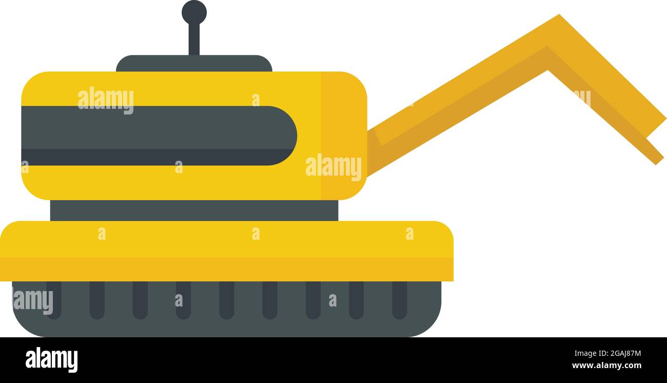 Farm robot icon. Flat illustration of farm robot vector icon isolated ...