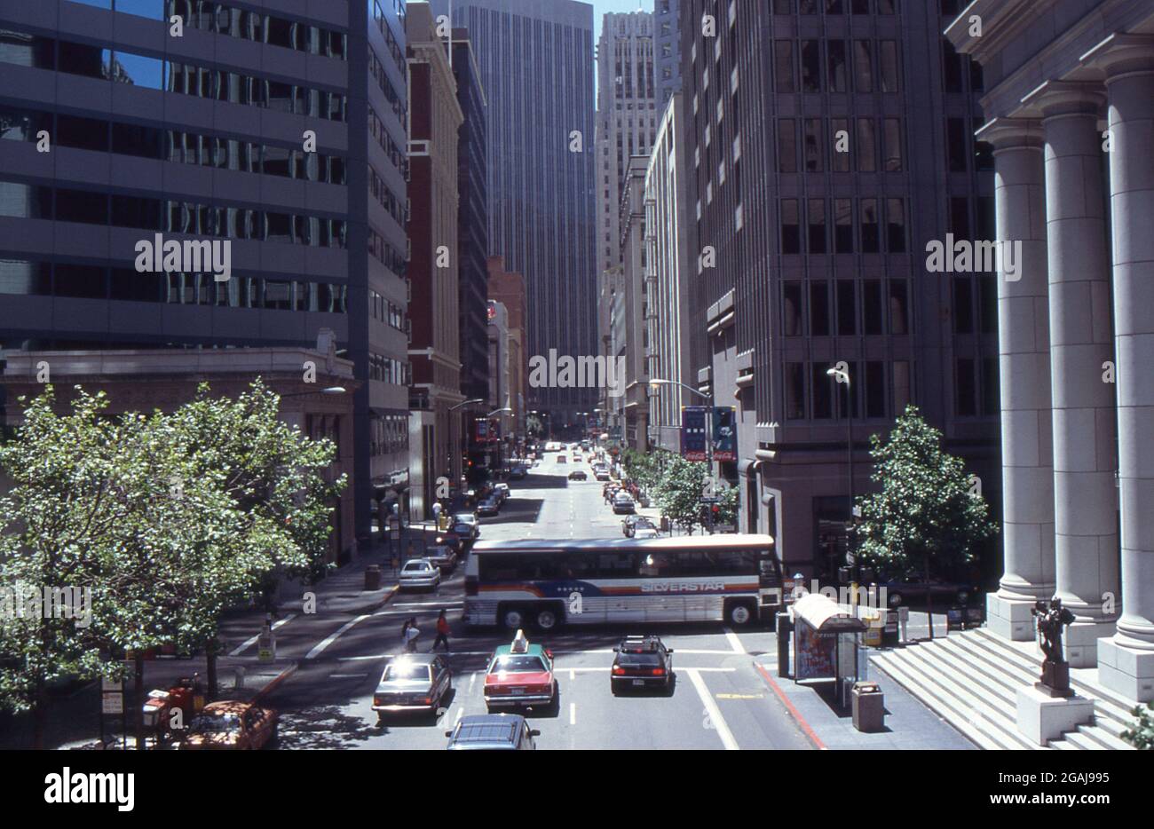 San Francisco in the 90s. Financial District Stock Photo - Alamy