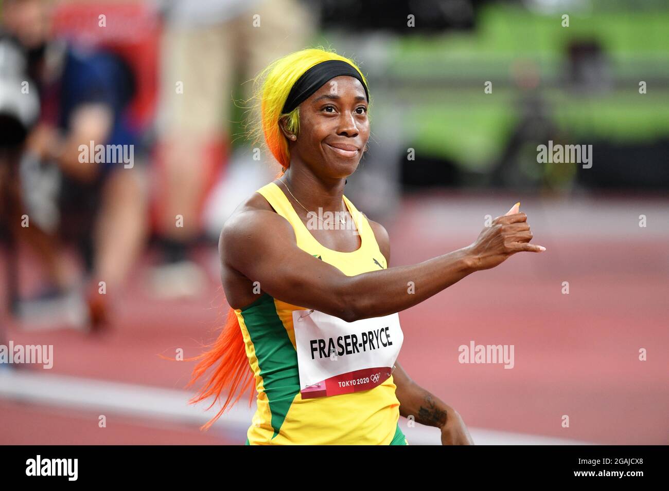 Tokyo, Japan. Credit MATSUO. 31st July, 2021. FRASERPRYCE ShellyAnn (JAM) Athletics Women's