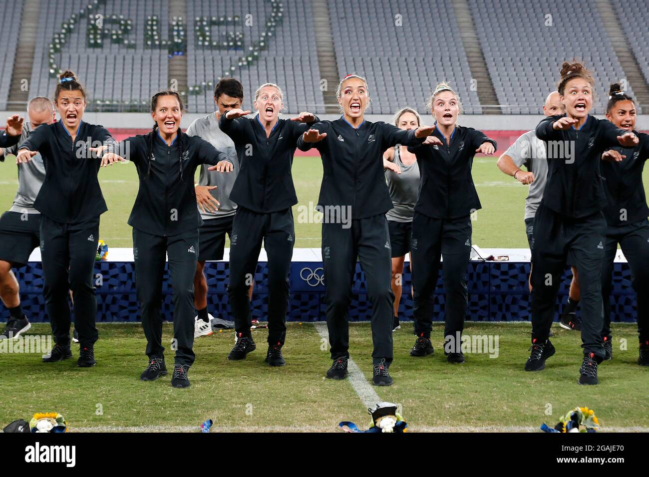 Tokyo, Japan. 31st July, 2021. Players of the New Zealand team perform