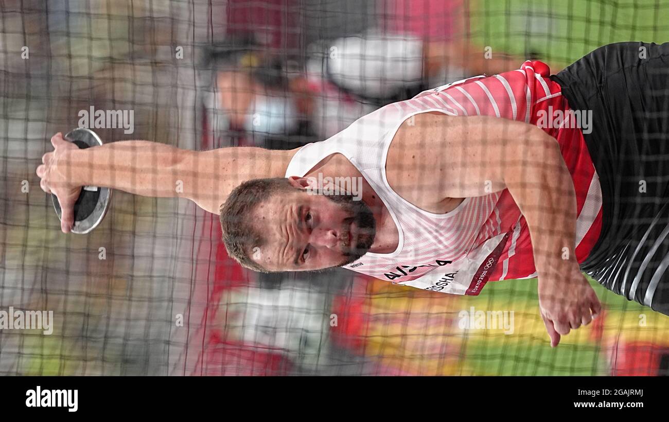 Tokyo, Japan. 31st July, 2021. Athletics Olympics, Discus Throw, Men