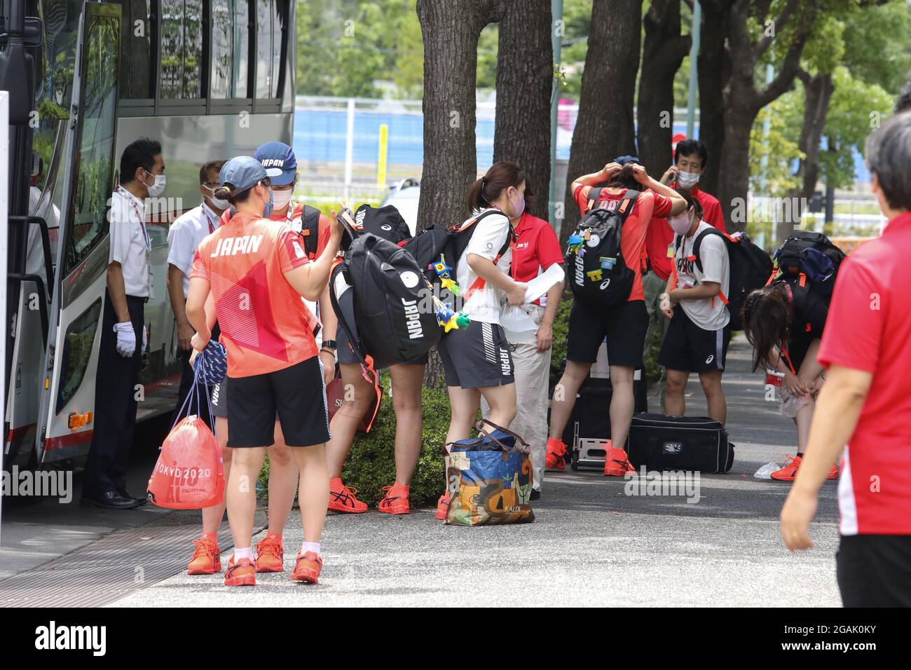 Tokyo, Japan. 30th July, 2021. Tokyo Olympics, Athletes' Village