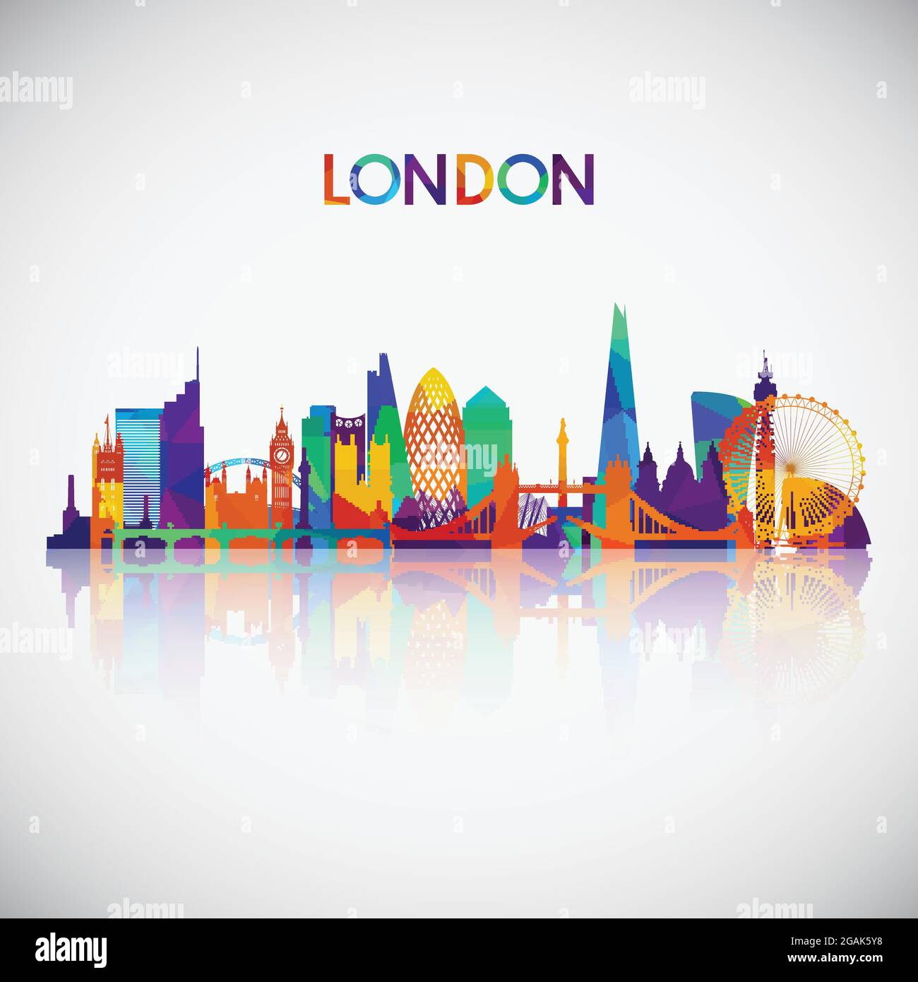 London Skyline Drawing