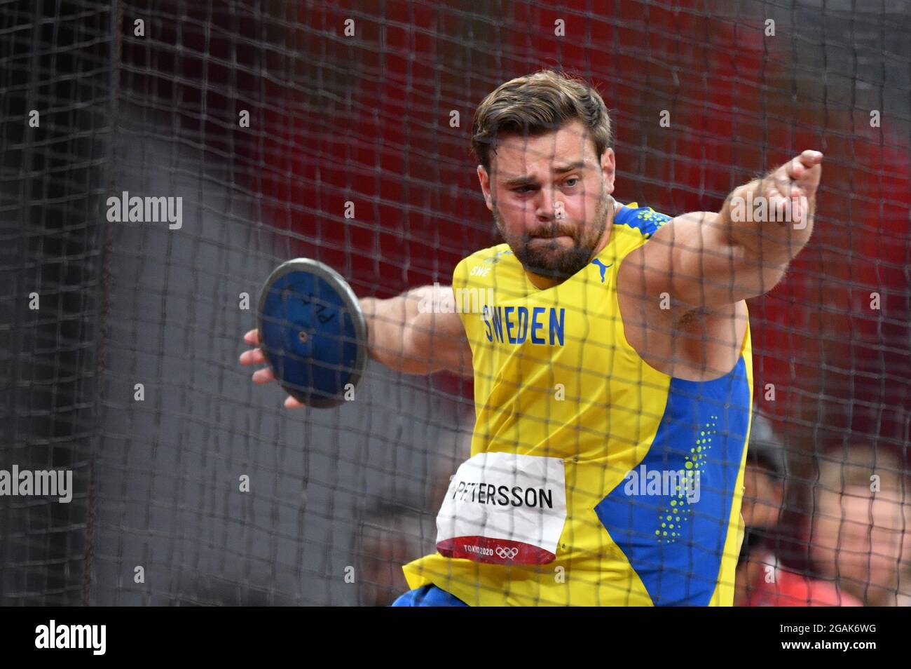 Tokyo, Japan. Credit MATSUO. 31st July, 2021. PETTERSSON Simon (SWE) Athletics Men's Discus