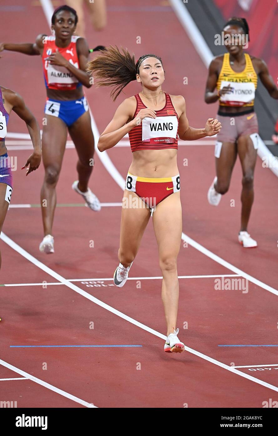 Tokyo, Japan. 31st July, 2021. Wang Chunyu of China competes during the ...