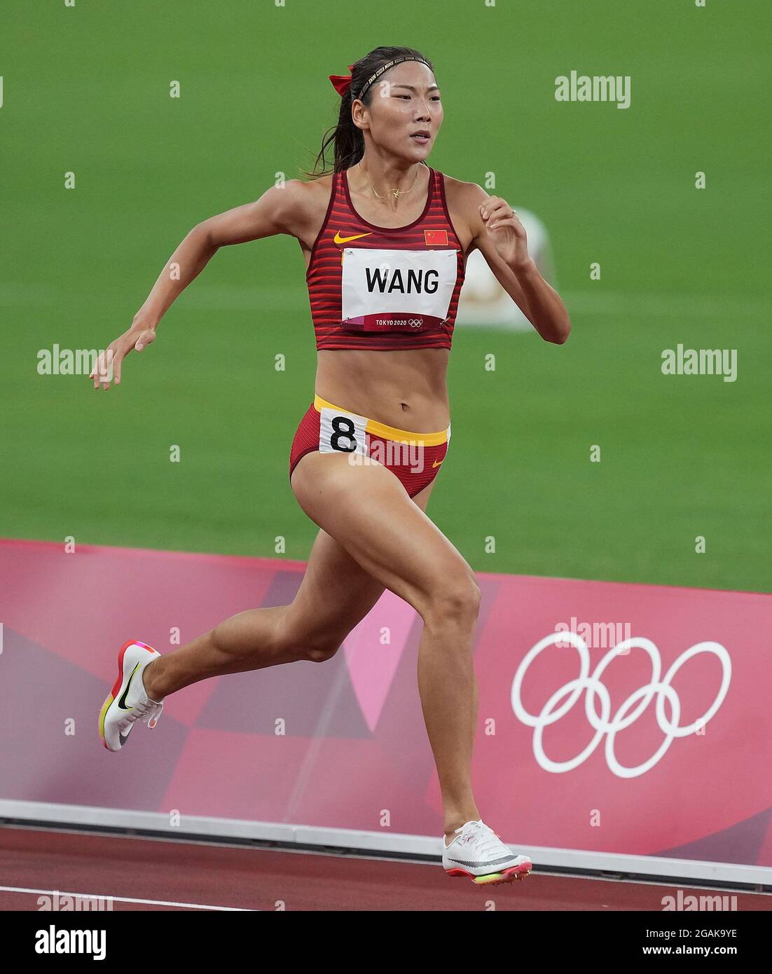 Tokyo, Japan. 31st July, 2021. Wang Chunyu of China competes during the ...