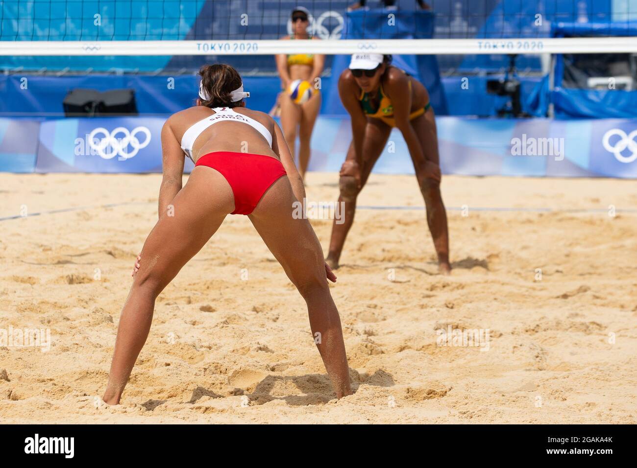 July 31 2021 Sarah Sponcil 2 Of United States Waits On The Serve