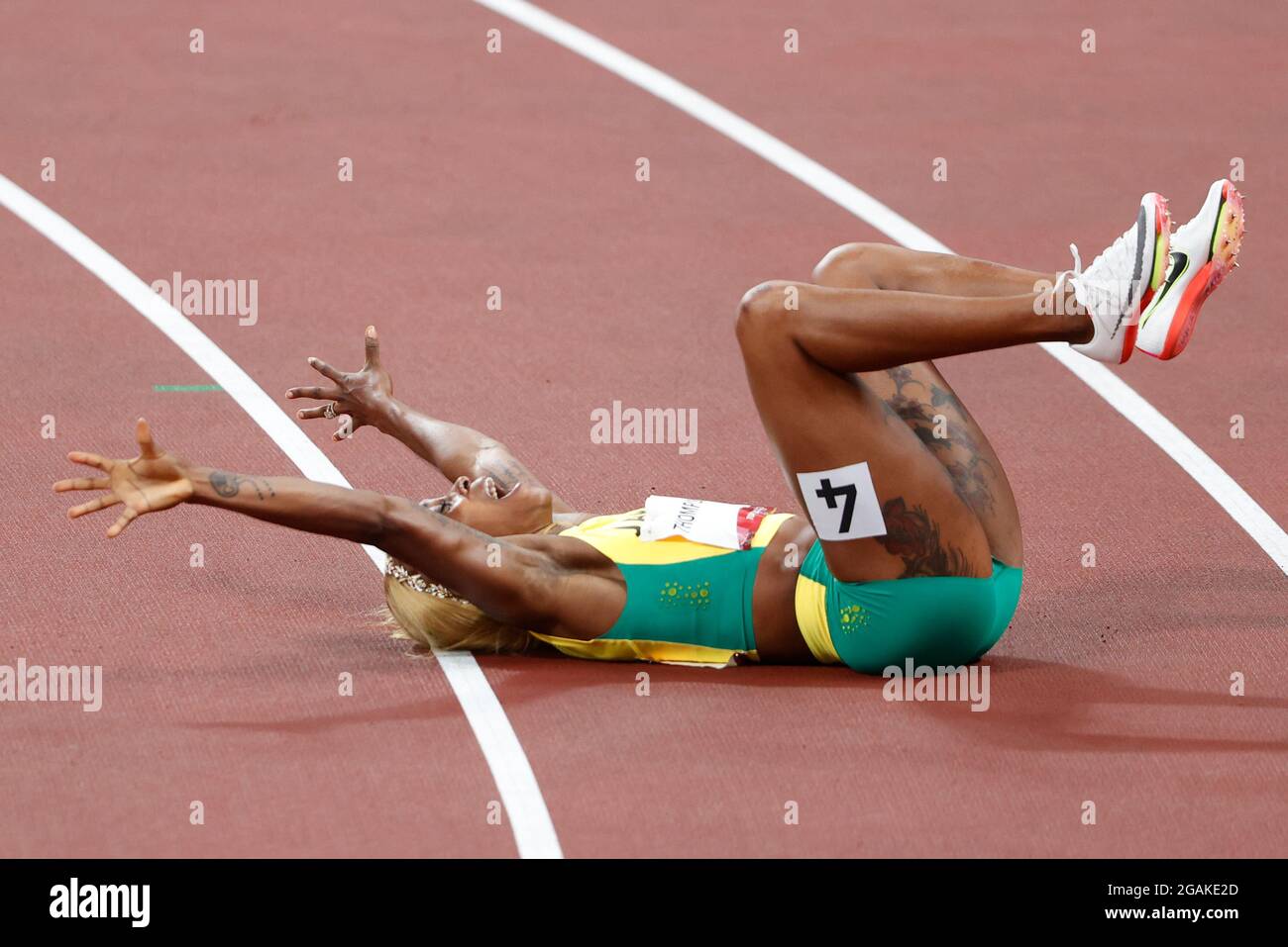 Tokio, Japan. 31st July, 2021. Athletics Olympics, 100m, women, final