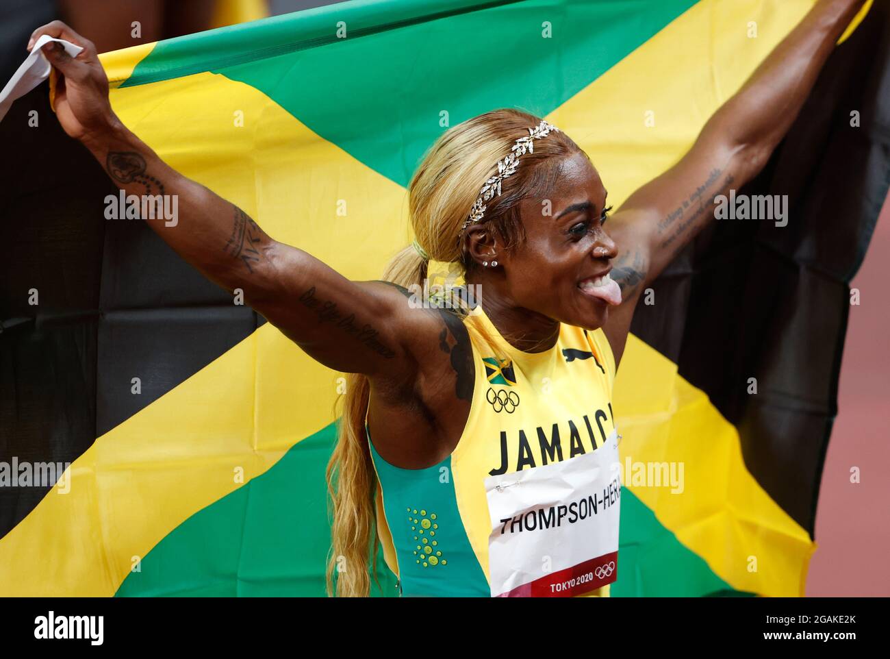 Tokio, Japan. 31st July, 2021. Athletics Olympics, 100m, women, final