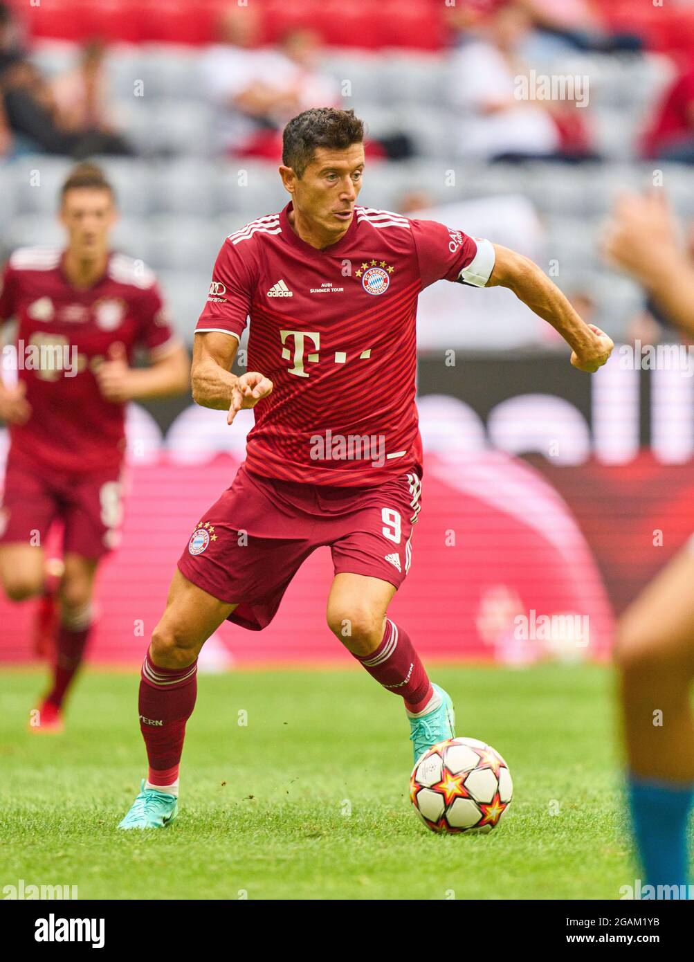 Robert Lewandowski Fcb 9 In The Match Fc Bayern Muenchen Ssc Neapel At The Audi Football Summit On July 31 21 In Munich Germany Season 21 22 Matchday X 1 Bundesliga Fcb Munchen