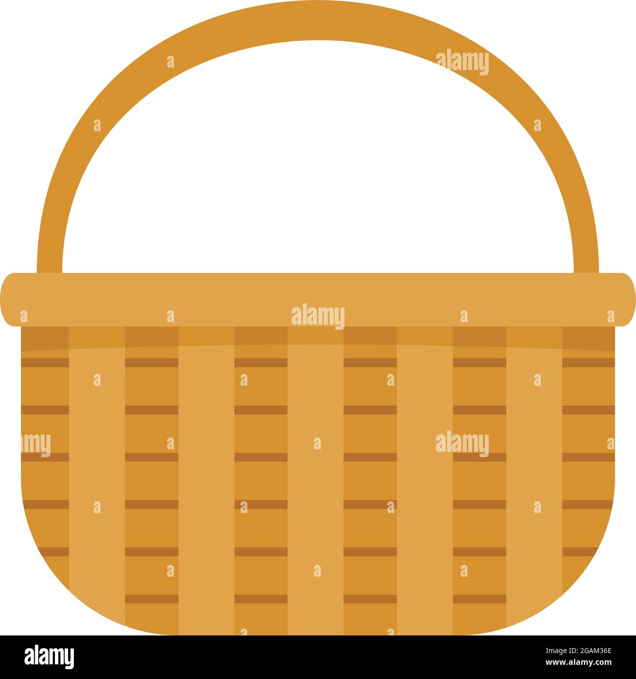 Traditional wicker icon. Flat illustration of traditional wicker vector ...